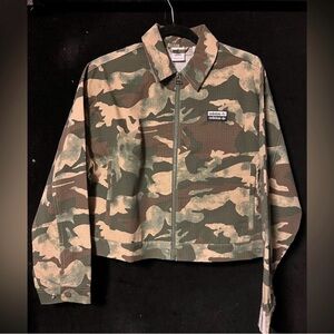 Adidas Green Camo Jacket - women